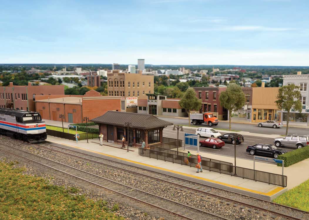Walthers Cornerstone 3392 HO Scale Amtrak(R) Rural Station - Kit
