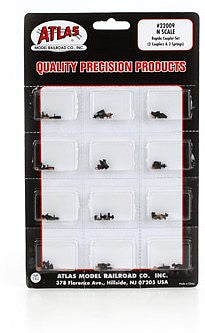 Atlas 22009 N Scale Coupler Set with Springs - 4 Pack