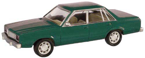 Atlas 30000016 HO Ford Fairmont Sedan Dark Jade Metallic