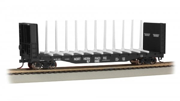 Bachmann 12904 HO Scale 52' Center-Beam Flatcar - Northern Pacific #67080