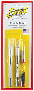 Excel Basic Knife Set - Carded