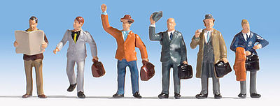 Walthers SceneMaster 6024 HO Scale Business Travelers - pkg(6)