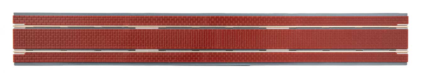 WalthersTrack 83082 HO Scale Brick Street Track - 2-Pack