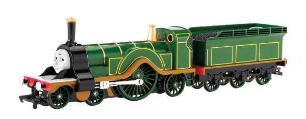 Bachmann 58748 HO Scale Thomas & Friends Emily the Emerald Engine w/ Moving Eyes