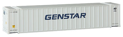 Walthers SceneMaster 8844 HO Scale 48' Ribbed Side Container - Genstar