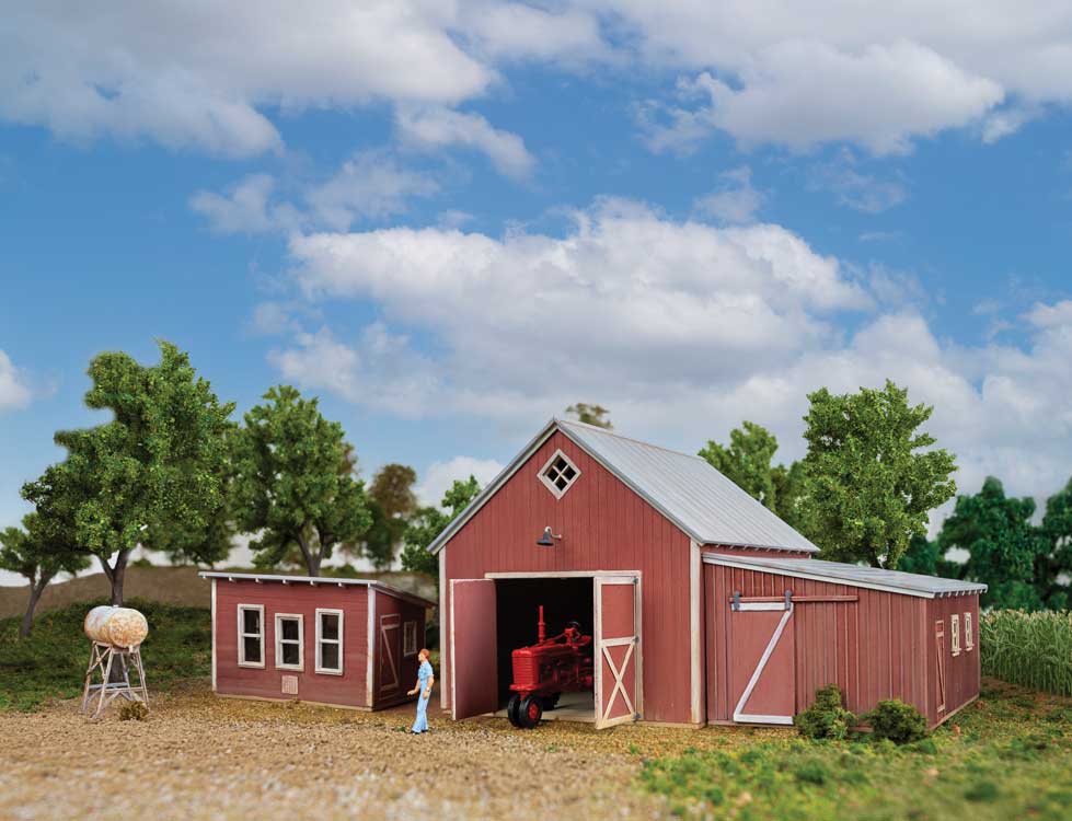 Walthers Cornerstone 3346 HO Scale Chicken Coop and Sheds - Kit