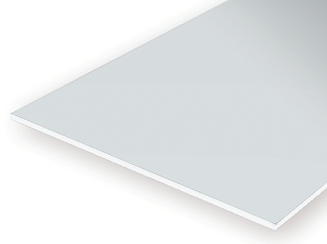 Evergreen 9210 .010" Plain 11"x14" Opaque White Polystyrene Sheet Bulk Pack (15 pcs)