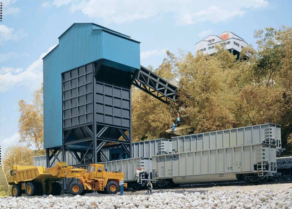 Walthers Cornerstone 3051 HO Scale Coal Flood Loader - Kit - 4 x 6 x 11" 10.2 x 15.2 x 27.9cm