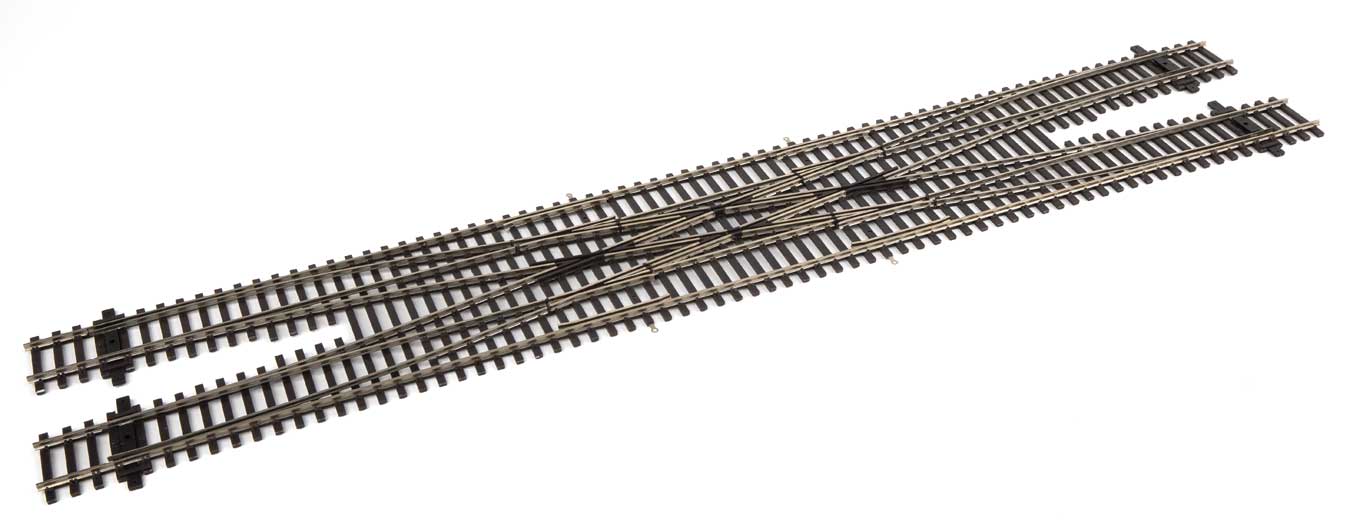 WalthersTrack 83051 HO Scale Code 83 Nickel Silver DCC-Friendly #6 Double Crossover