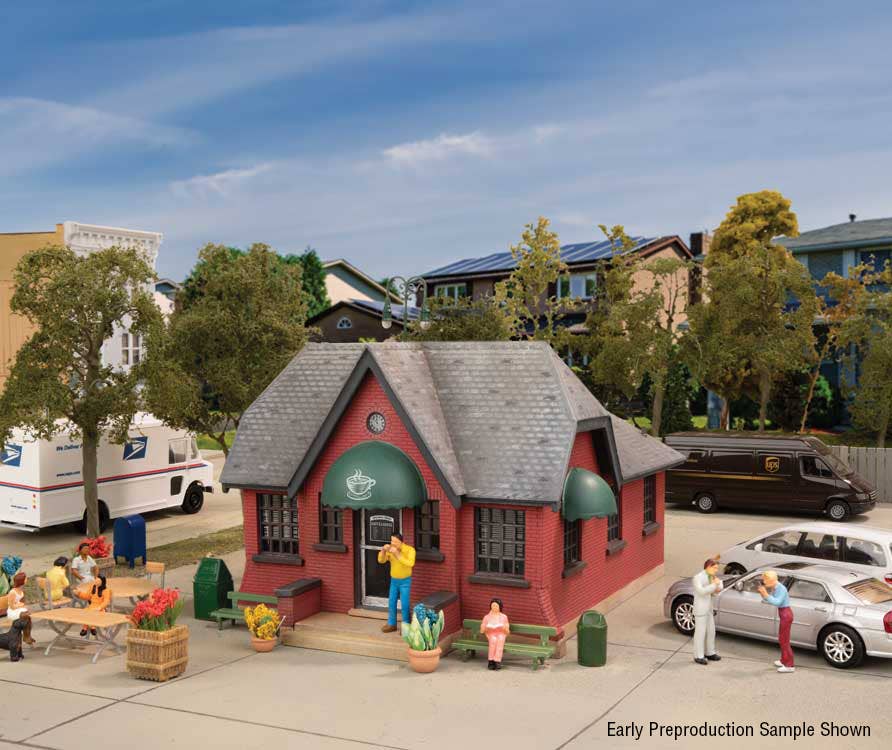 Walthers Cornerstone 4026 HO Scale Coffee Shop - Kit