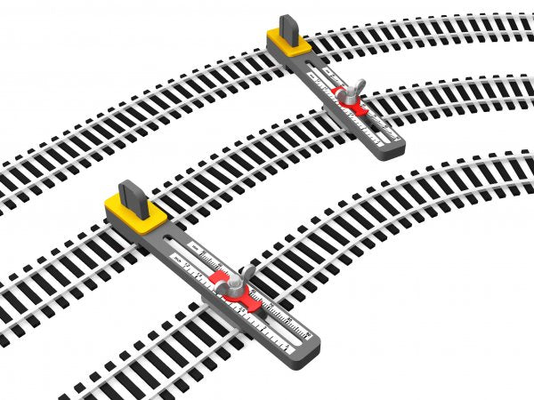Bachmann 39021 N Scale Adjustable Parallel Track Tool - 2pcs