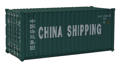 Walthers SceneMaster 8056 HO Scale 20' Corrugated Container China Shipping