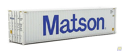 Walthers SceneMaster 8263 HO Scale 40' - Assembled - Matson (gray, blue)