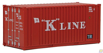 Walthers SceneMaster 8013 HO Scale 20' Corrugated Container Assembled K-Line
