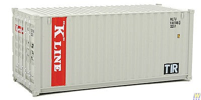 Walthers SceneMaster 8065 HO Scale 20' Corrugated Container - K-Line