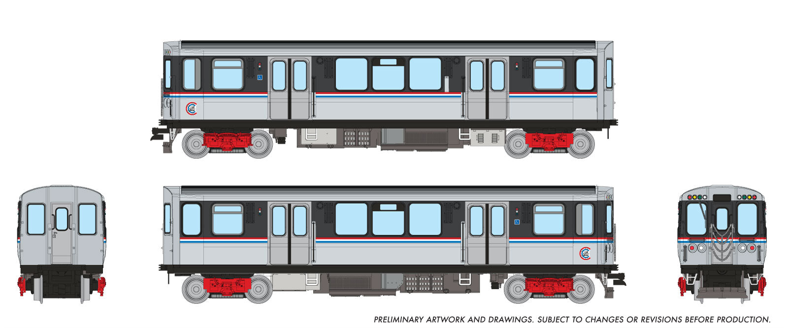 Rapido N CTA 2600-series L 4-Car Set (DC/DCC/Sound): As Delivered Scheme