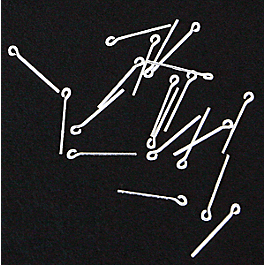 Detail Associates 2222 HO Scale Eye Bolts 3-1/2 Scale Inch Diameter - Long Shank pkg(12)