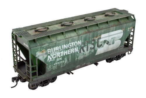 Micro-Trains 2200 10008 HO scale Burlington Northern ex-SLSF 2-Bay Covered Hopper Kit