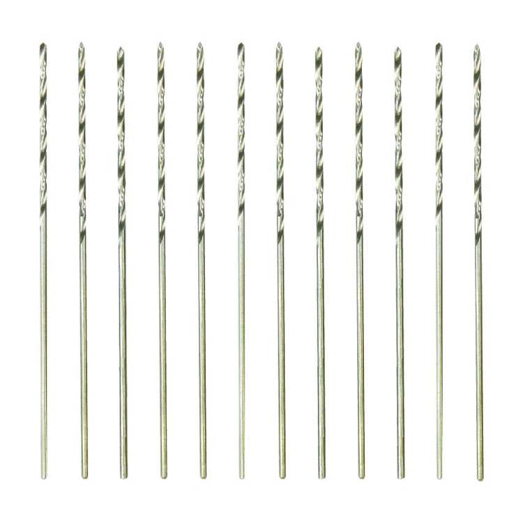 Excel #60 Fine High-Speed Twist Drill Bits (12-Pack)