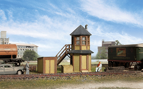 Walthers Cornerstone 3811 N Scale Gateman's Tower - pkg(2) - Kit
