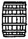 Grandt Line 5217 HO Scale Wooden Barrels - pkg(8)