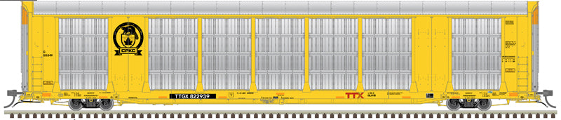 Atlas 20007913 HO Scale Master Gunderson Multi-Max Autorack Canadian Pacific Kansas City (CPKC) #822939