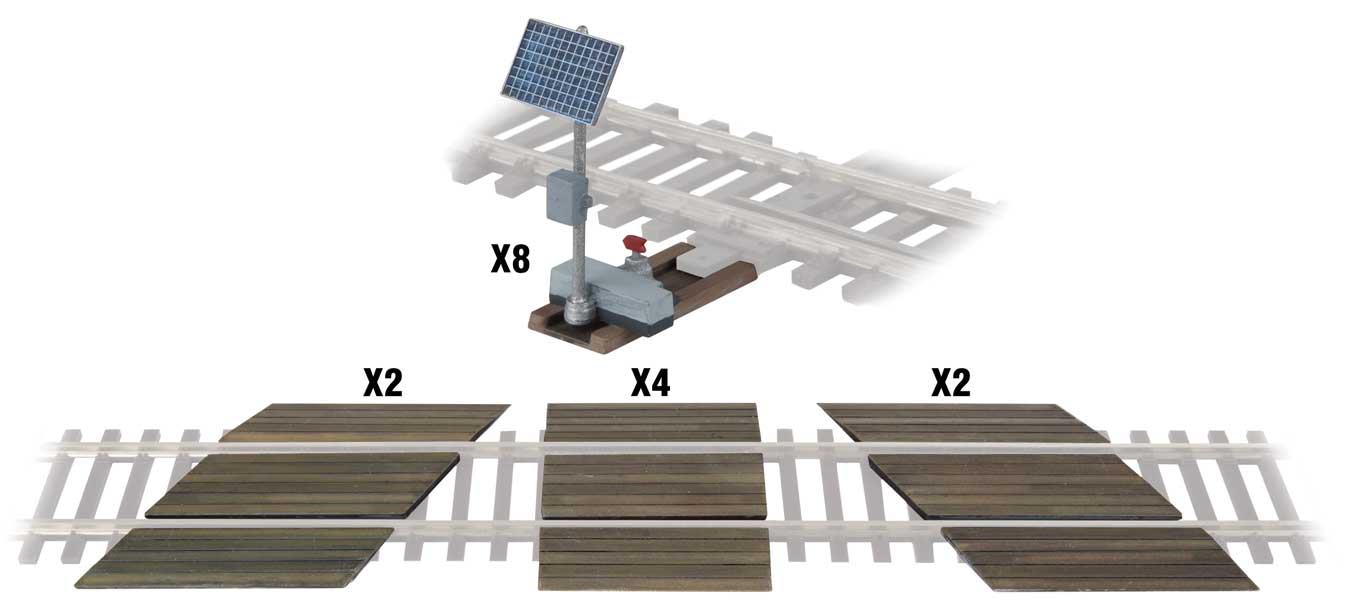 Walthers Cornerstone 4124 HO Scale Intermodal Yard Details - Kit