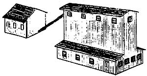 Keystone Scale Models HO124 HO Scale Kindling Wood Factory Kit