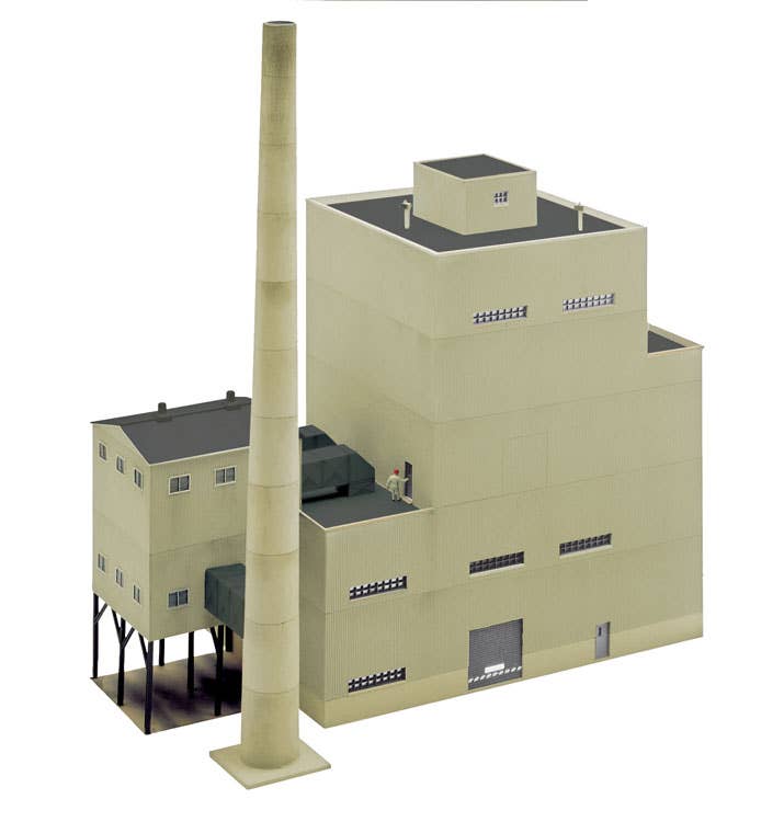 Walthers Cornerstone 4052 HO Scale Metro Power & Light - Kit - Generating Plant 13-7/8 x 10 x 13" 35.2 x 25.4 x 33cm