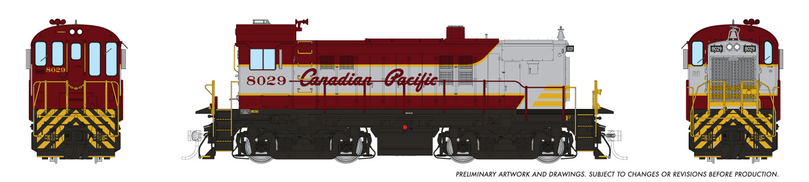Rapido HO MLW RS-23 (DC/DCC/Sound): CPR - Script Scheme: #8029