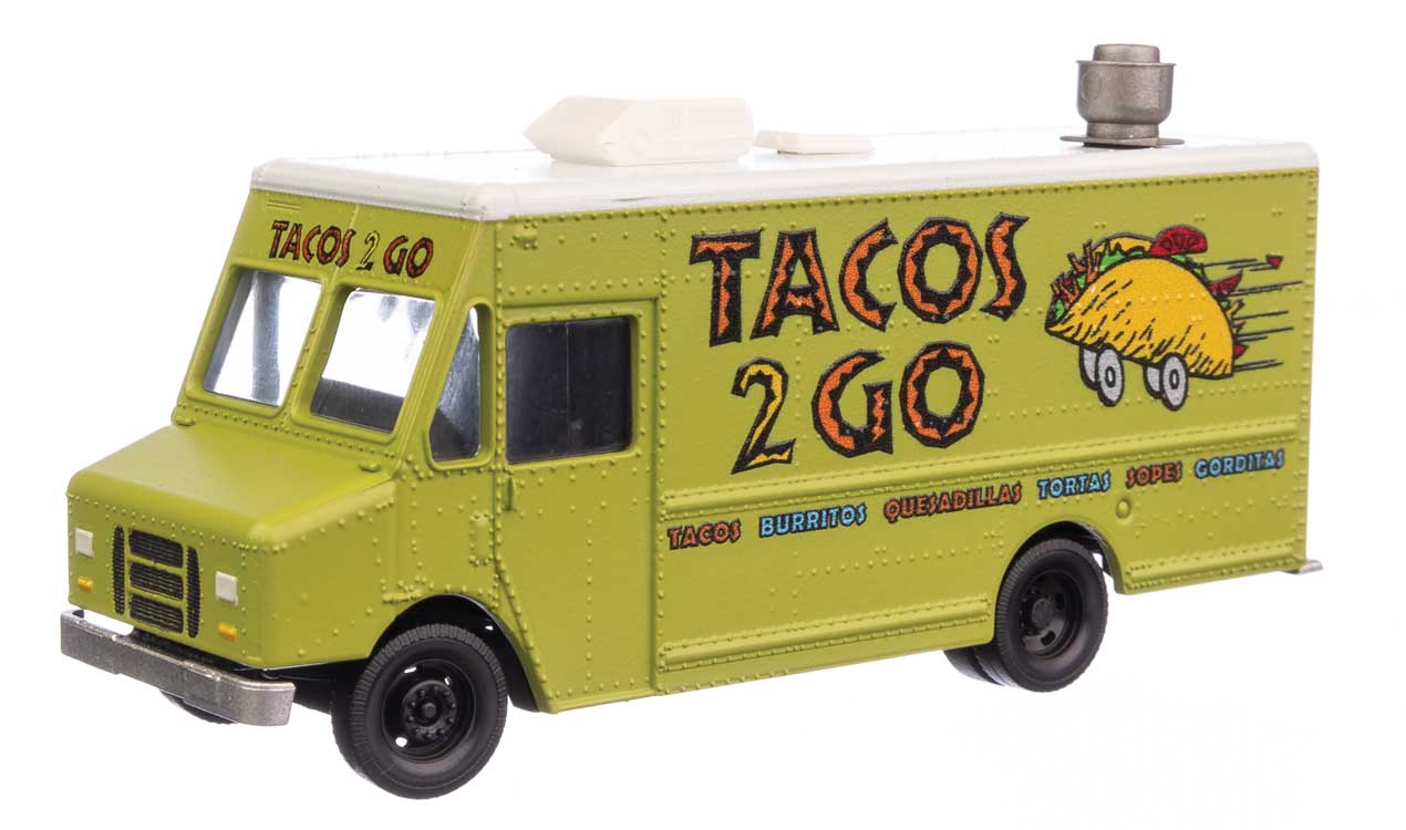 Walthers SceneMaster 12109 HO Scale Morgan Olson(R) Route Star Van - Tacos 2 Go Food Truck