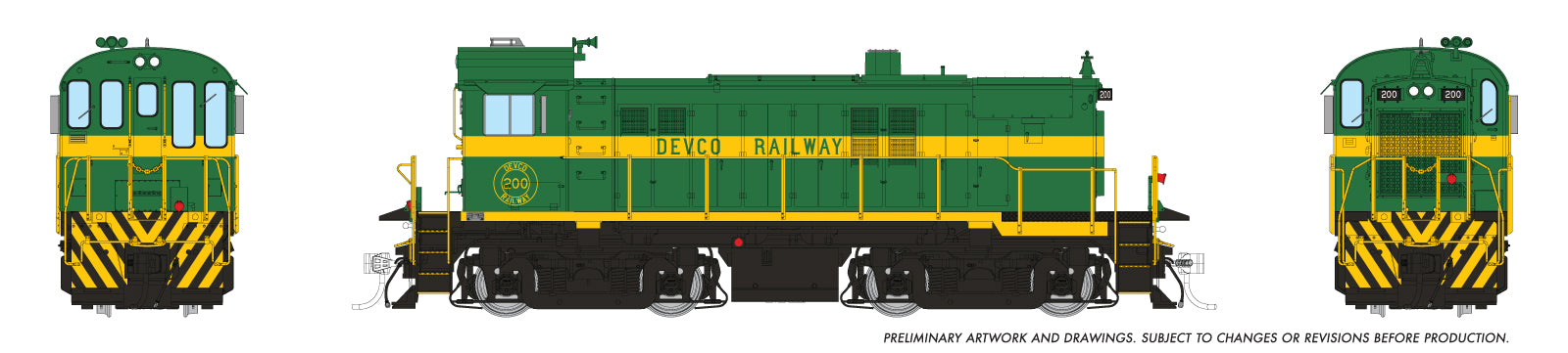 Rapido HO MLW RS-23 (DC/DCC/Sound): DEVCO: #200