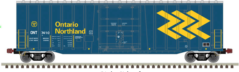 Atlas 20008525 HO NSC 50' Plug Door Box Car — Ontario Northland #7400