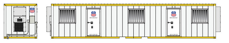 Atlas 70000307 HO Mobile Office Container — Union Pacific