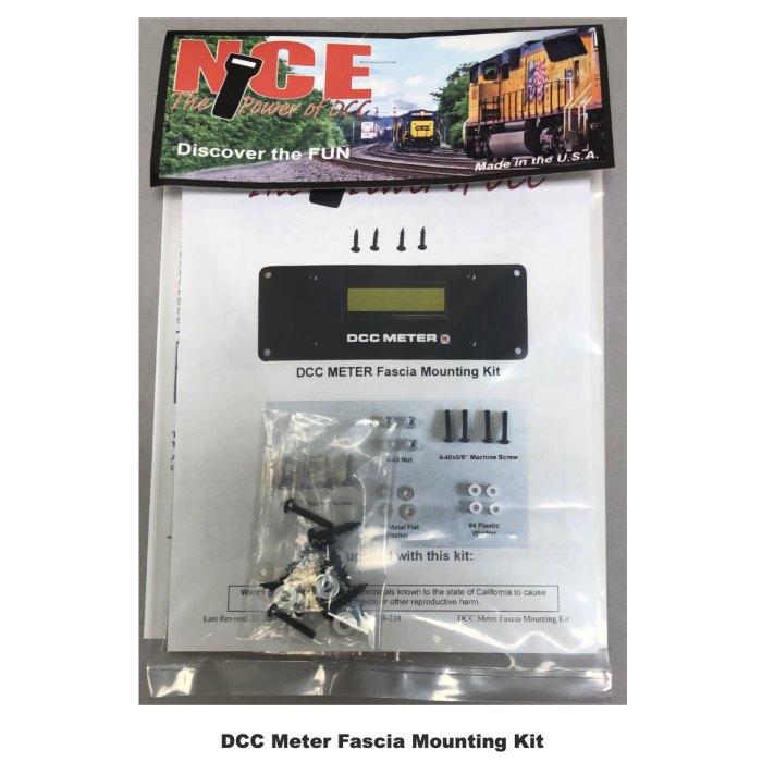 NCE 5240328 Fascia Mounting Kit for DCC Meter/Analyzer