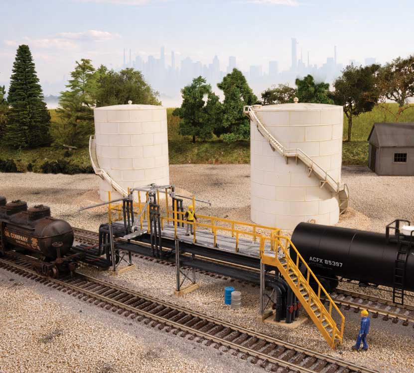 Walthers Cornerstone 4307 N Scale Oil Loading Platform - Kit