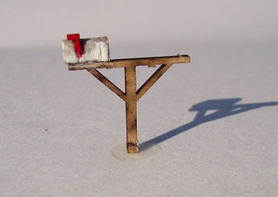 Osborn Models 1035 HO Scale Osborn Model Kits HO 1035 Mail Box Kit