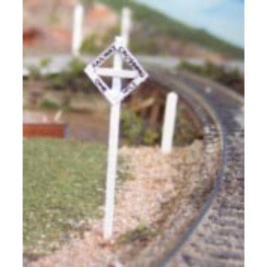 Osborn Models 3054 N Scale Osborn Models 3054 N Railway Crossing Signs (5)