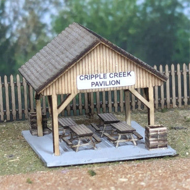Osborn Models 3142 N Scale Cripple Creek Pavilion - 1 kit