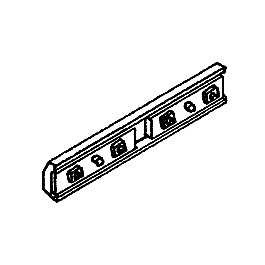 Details West 921 HO Scale Rail Bars -- 3-Bolt Fish Plate, Code 70 & 83 - pkg(12)