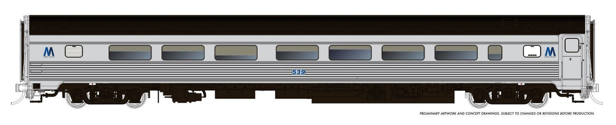 Rapido HO scale Budd Coach, Long Island Rail Road MTA scheme