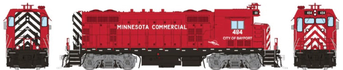 Rapido HO Scale Santa Fe CF7 Square Cab — Minnesota Commercial #484 (DC/Silent)