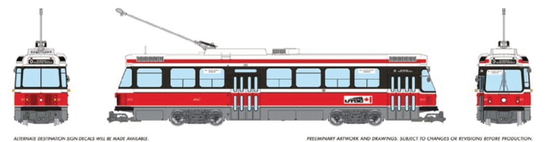 Rapido HO CLRV streetcar Boston UTDC Demonstrator #4027