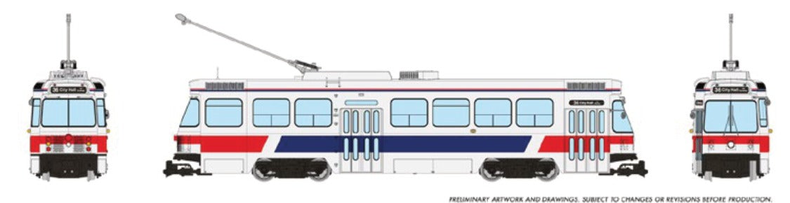 Rapido HO CLRV streetcar Philadelphia Fictional Scheme
