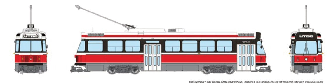 Rapido HO CLRV streetcar TTC UTDC Demonstrator (Unnumbered)
