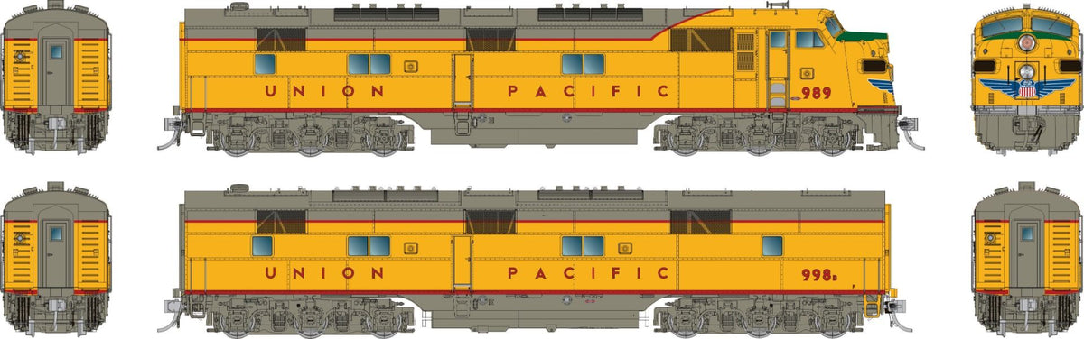Rapido HO scale EMD E7A and E7B, Union Pacific