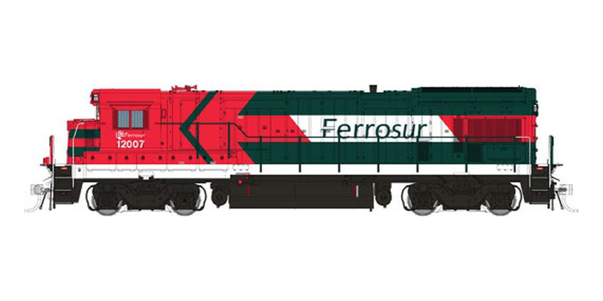 Rapido HO GE B23-7 Ferrosur Red & Green
