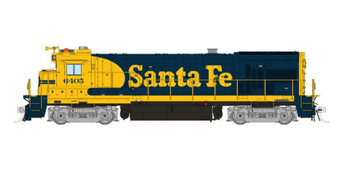 Rapido HO GE B23-7 Santa Fe Yellow Warbonnet