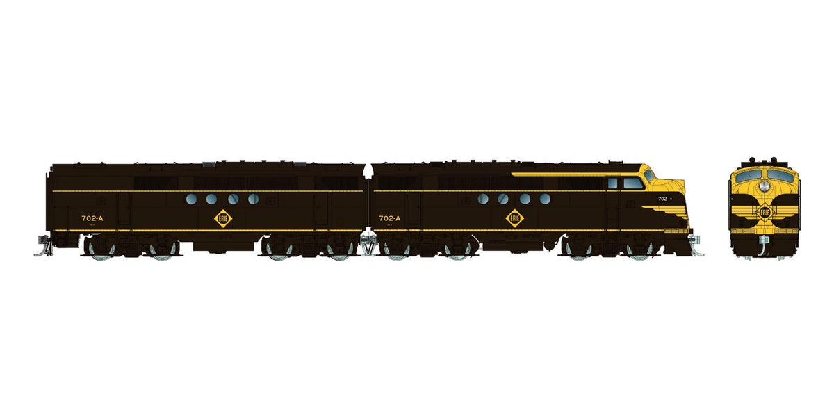 Rapido HO EMD FT A+B Set Erie