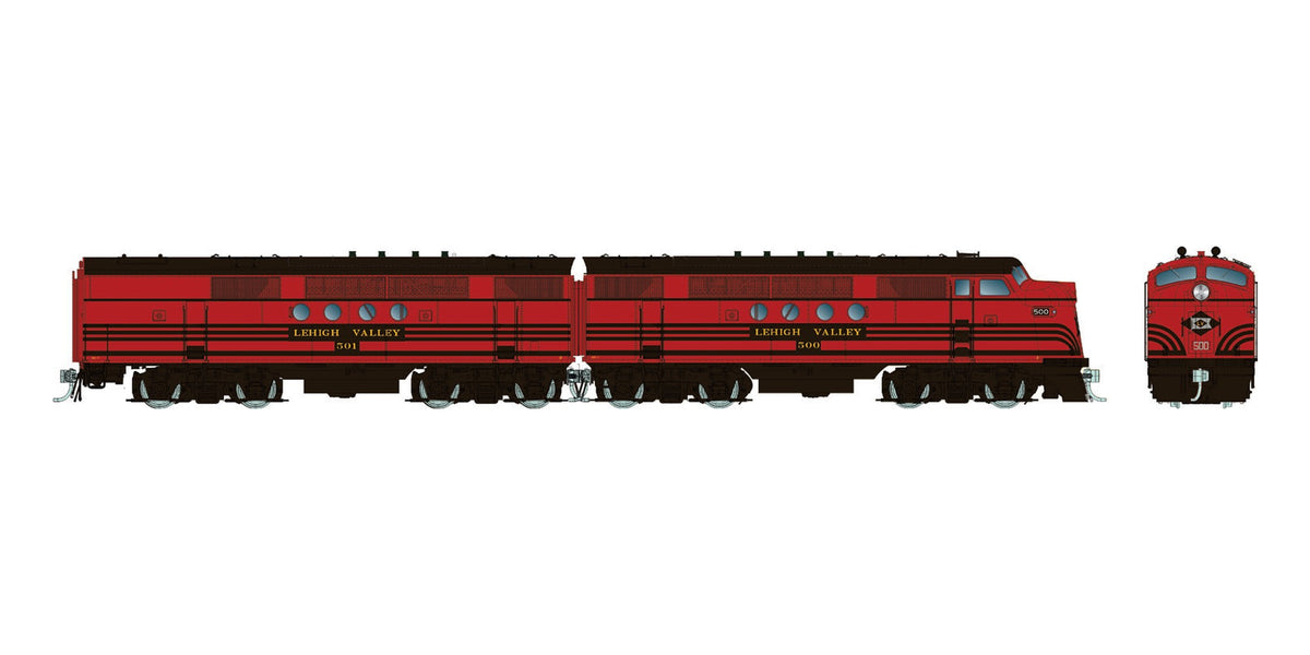 Rapido HO EMD FT A+B Set Lehigh Valley